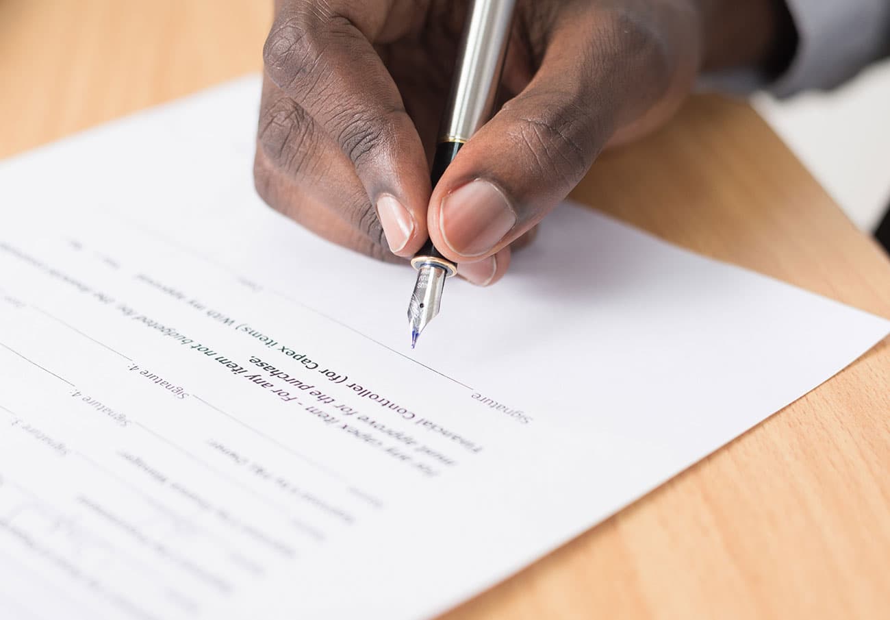 Hiring people from abroad what application forms and documents are required to conclude a contract?
